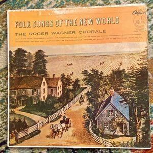 The Roger Wagner Chorale - Folk Songs Of The New World (Vinyl LP) Rare